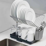 Joseph Joseph Y-Rack 2-tier Dish Rack Grey