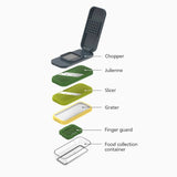 Joseph Joseph Multi-prep™ Compact Multicolour 4-piece Grater & Slicer