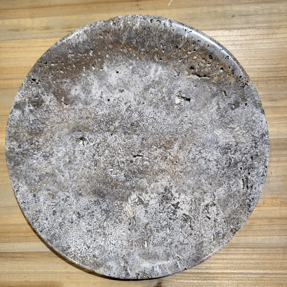 Travertine Platter - Grey