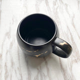 Marble Ceramic Mug - Black