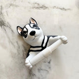 Resin Toilet Paper Holder - Dog