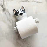 Resin Toilet Paper Holder - Dog