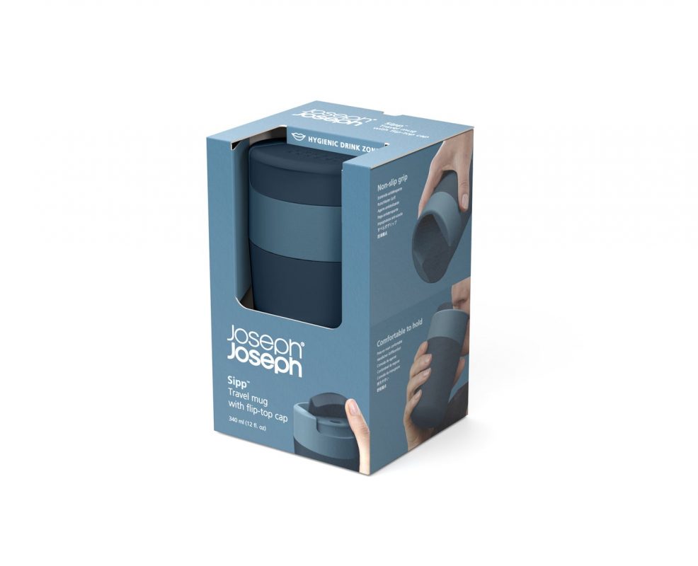  Joseph Joseph Sipp™ Travel Coffee Mug with Flip-top